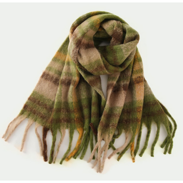 ヴォヒ厚手チェックマフラー 1619