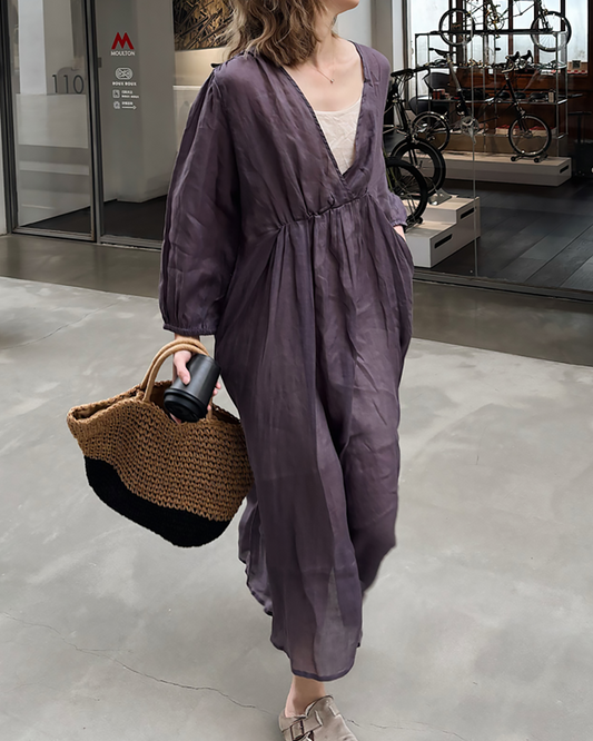 カシュクールスヴェーヴェンデワンピース 2605