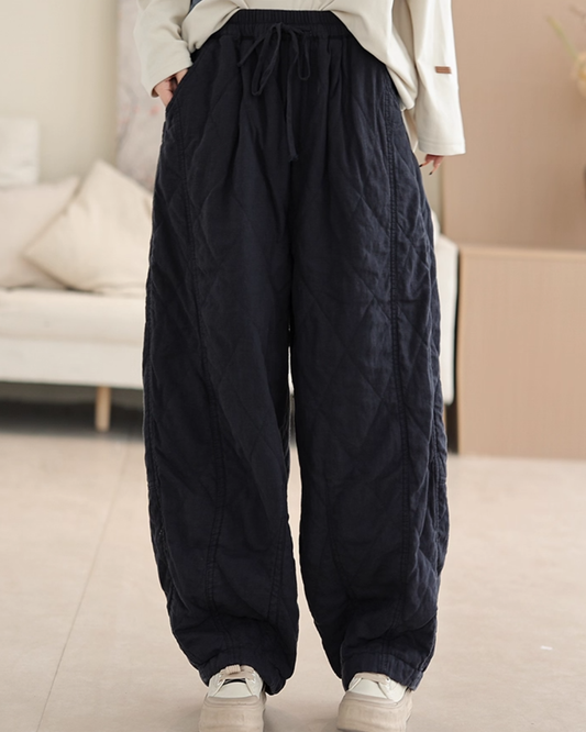 ダイヤステッチキルティングコクーンパンツ 2790