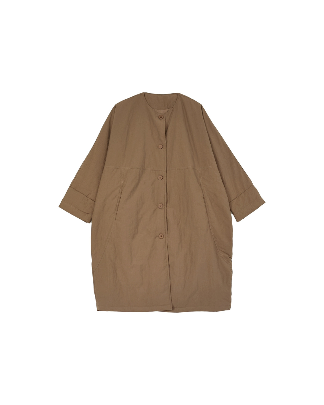 ノーカラーオーバーロングコート 2789