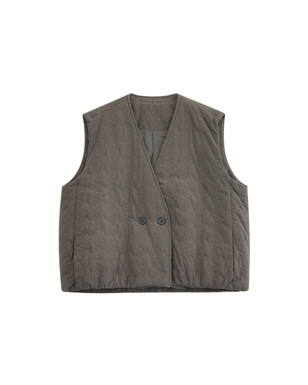 デザインステッチキルトベスト 2781