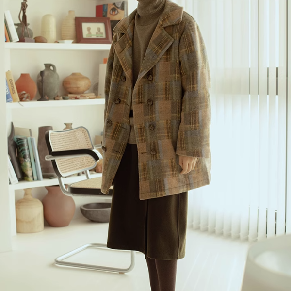ランパートチェックコート 1547