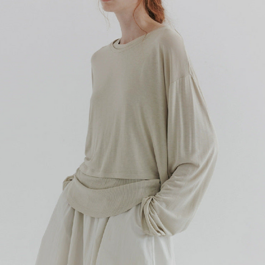 クロップドラフィロングT 1379