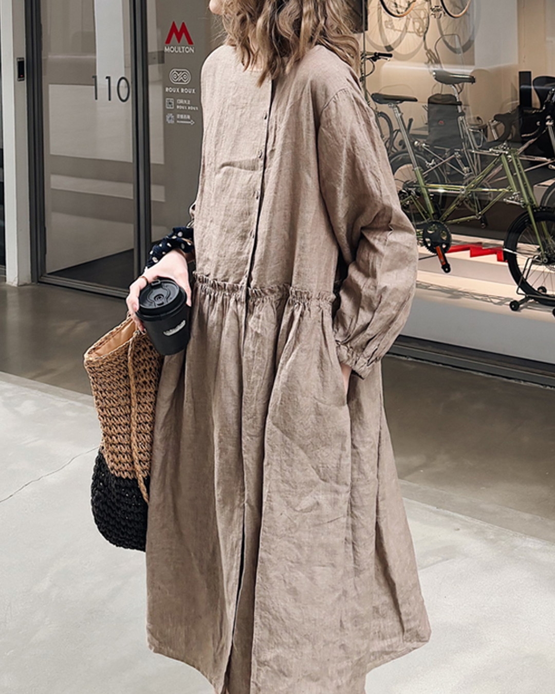 ルンハルスボタンデザインワンピース 2637 – relaloop（リラループ）