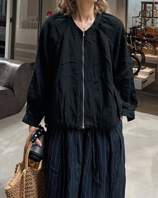 ビッグシルエットジップアップブルゾン 2697