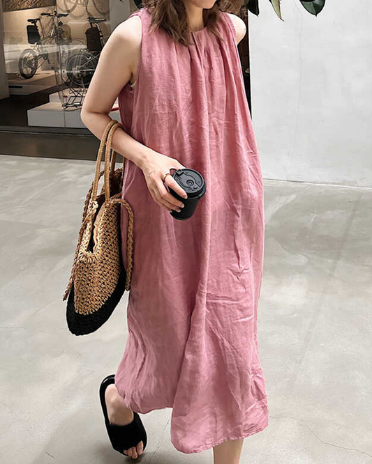 ノースリーブエアリーワンピース 2664