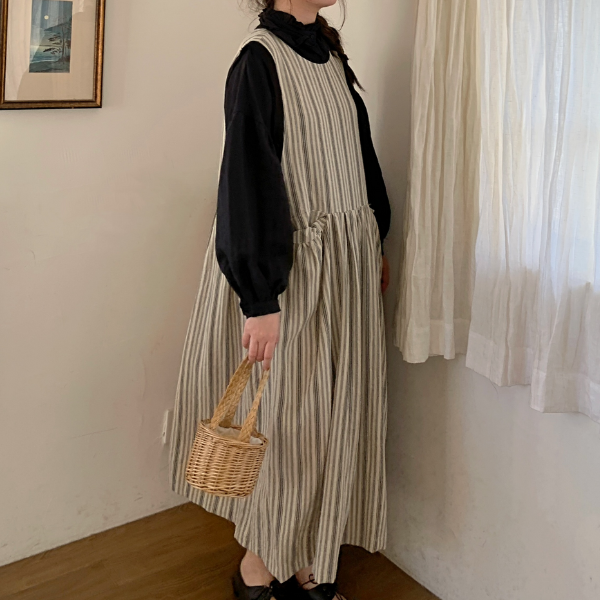 フリルコンビカラーブラウス 1489