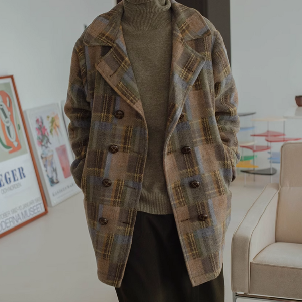 ランパートチェックコート 1547