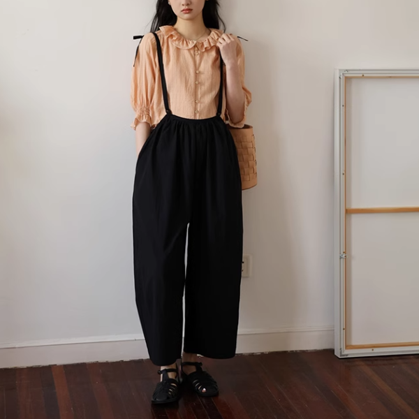 アンフォラシルエットサロペット 1683