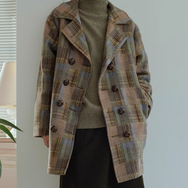 ランパートチェックコート 1547