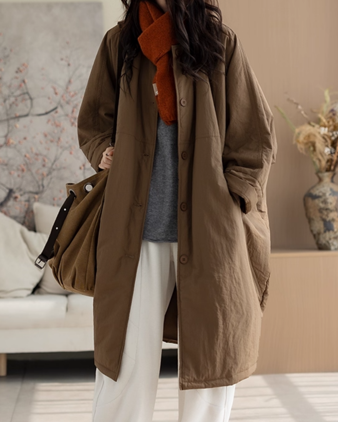 ノーカラーオーバーロングコート 2789 – relaloop（リラループ）