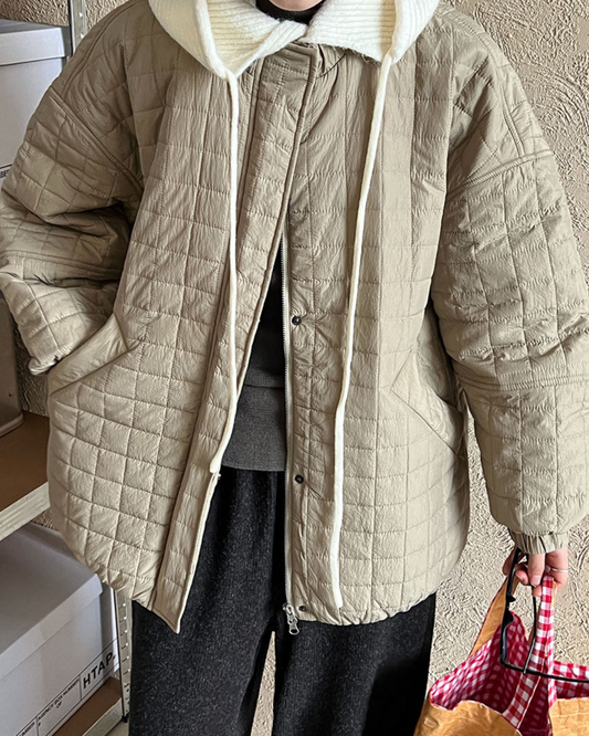 ボトルネックキルティングジャケット 2740