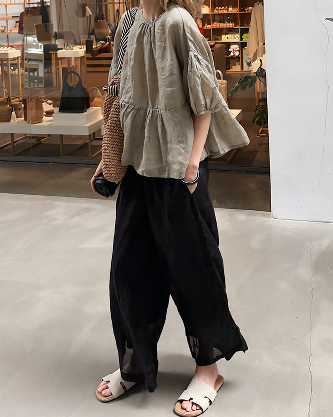 スヴェーヴェンデショールトワイドパンツ 2606
