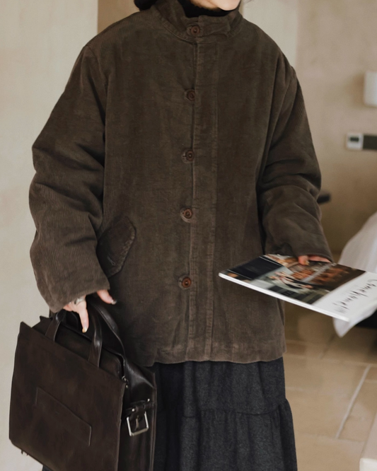 セミハイネックコーデュロイジャケット 2743