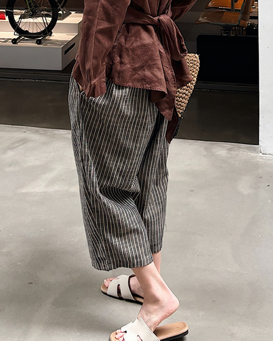 ストリーペットアンクルパンツ 2622