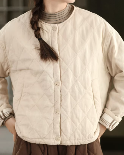 チェックウラリラックスキルトジャケット 2770