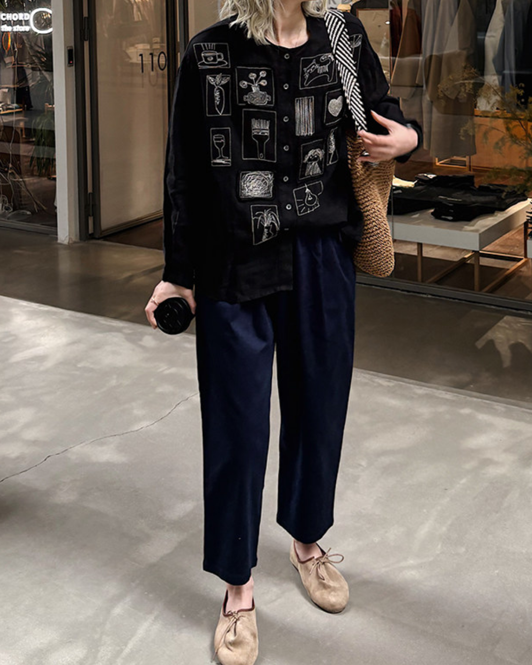 モダンテーパードスリムフィットパンツ 2809