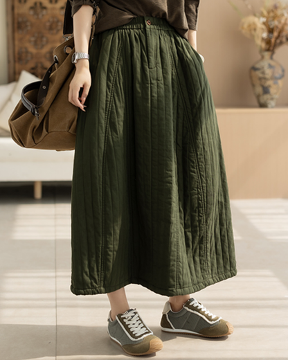 ストライプキルトサイドポケットスカート 2782