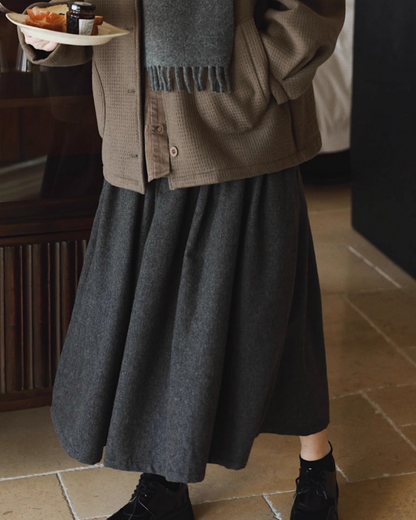 ボリュームフレアシックスカート 2759