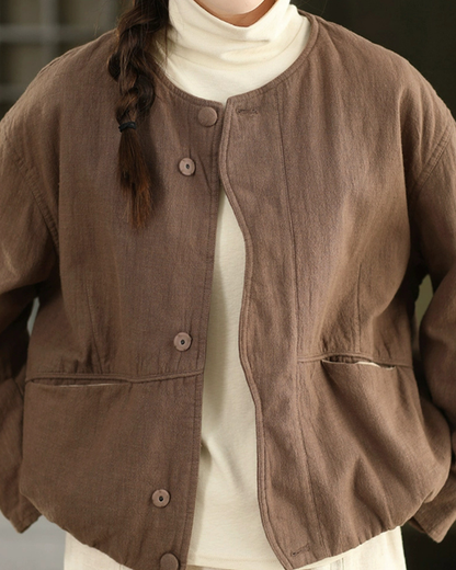 ウェーブデザインキルティングジャケット 2778