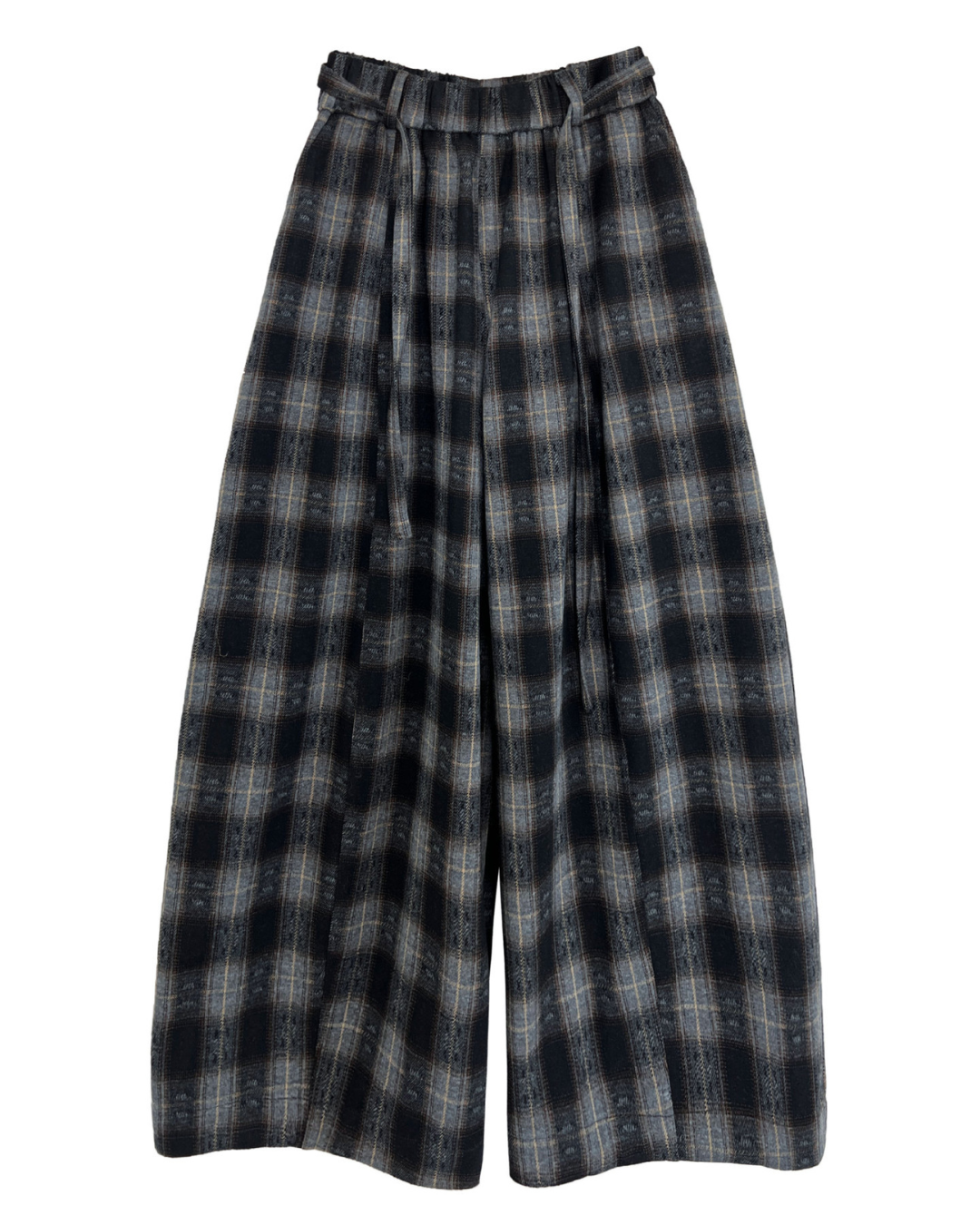ソフトタッチチェックワイドパンツ 2769