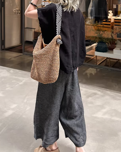 ワイドシルエットスタンドカラーカットソー 2818