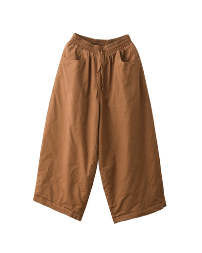 ビッグポケットキルティングワイドパンツ 2777