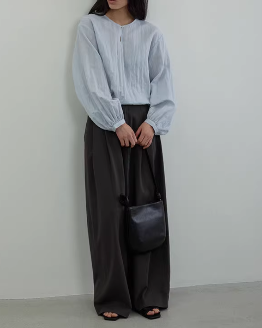 ランタンスリーブバックリボンブラウス 2019