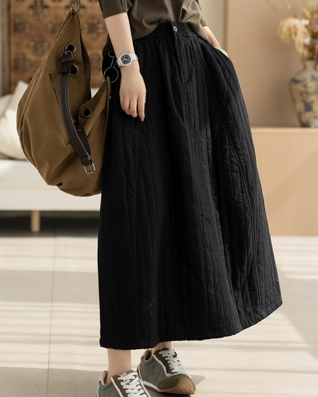 ストライプキルトサイドポケットスカート 2782