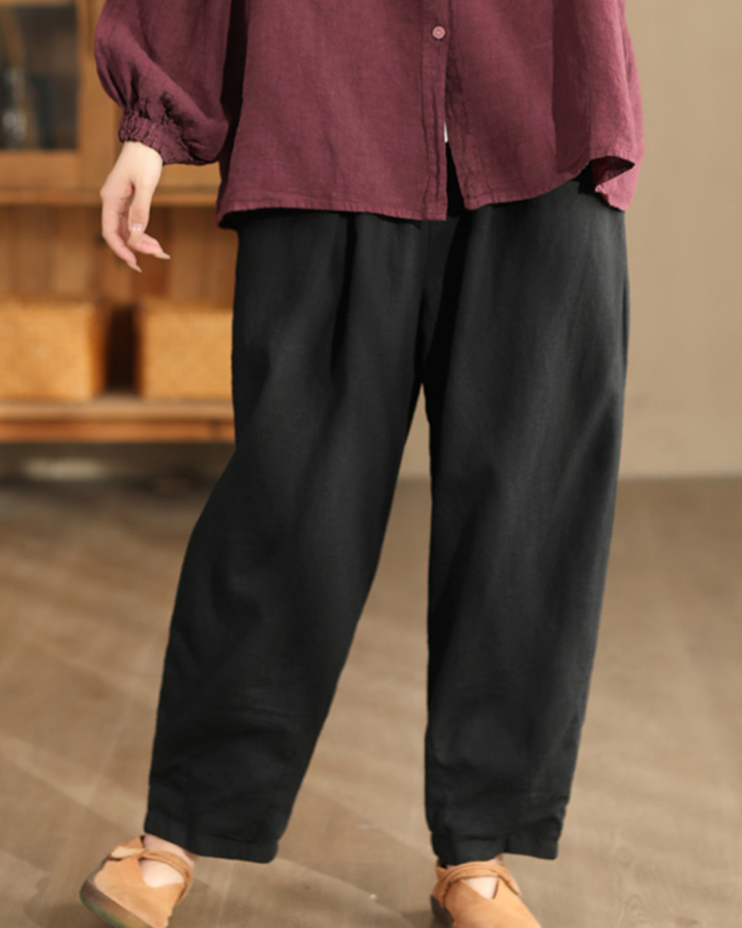 ワイドテーパードリラックスパンツ 2773