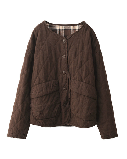 ライトキルティングウラチェックジャケット 2774