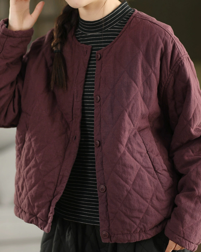 チェックウラリラックスキルトジャケット 2770