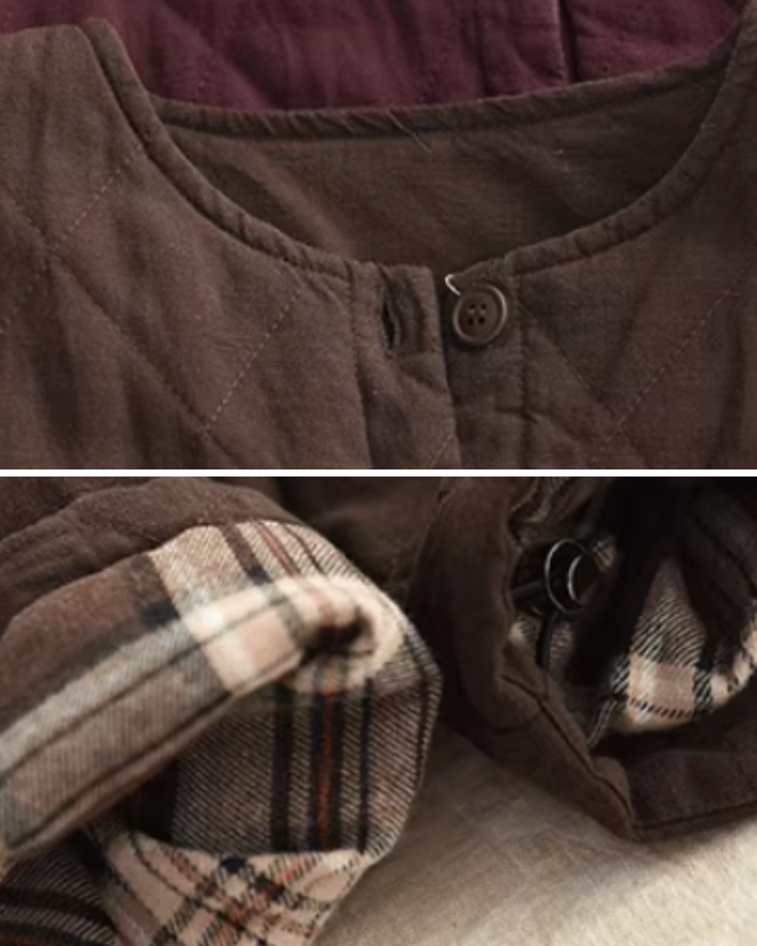 チェックウラリラックスキルトジャケット 2770