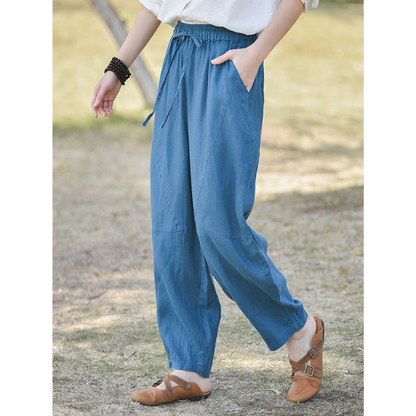 ハイウエストドローストリングダッドパンツ 1693