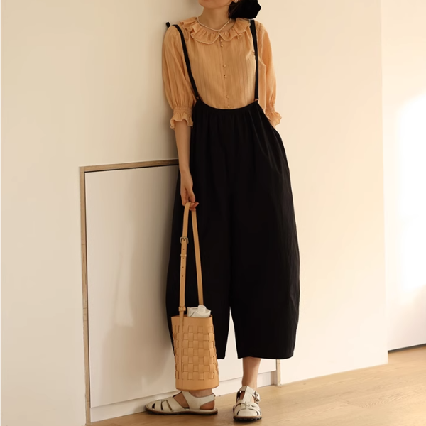 アンフォラシルエットサロペット 1683