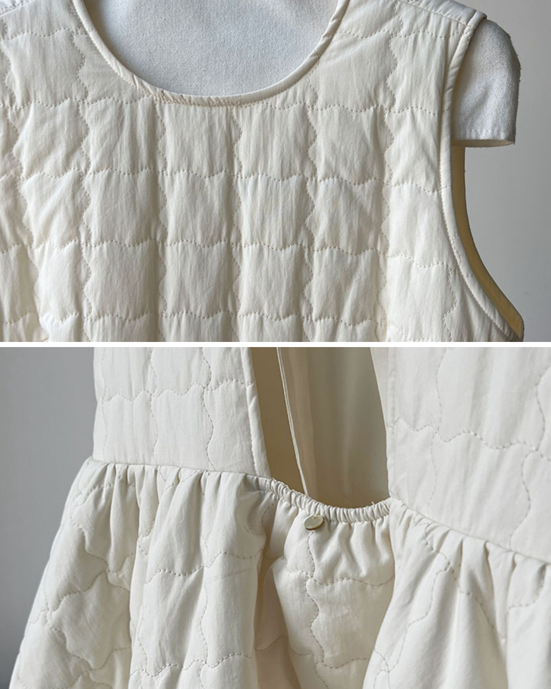 キルティングバックリボンワンピース 2768