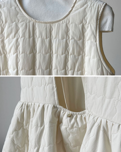 キルティングバックリボンワンピース 2768