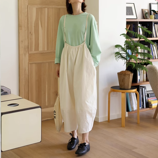 アンフォラシルエットサロペット 1683