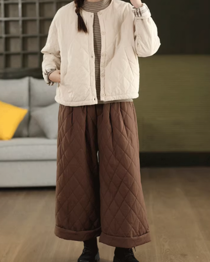 チェックウラリラックスキルトジャケット 2770