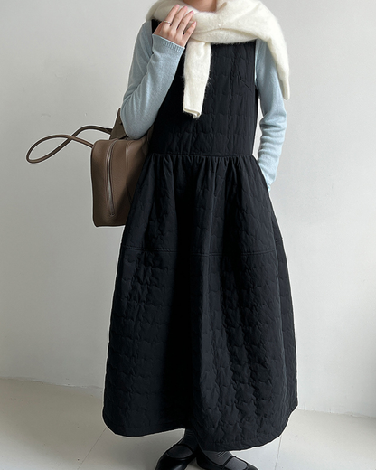 キルティングバックリボンワンピース 2768