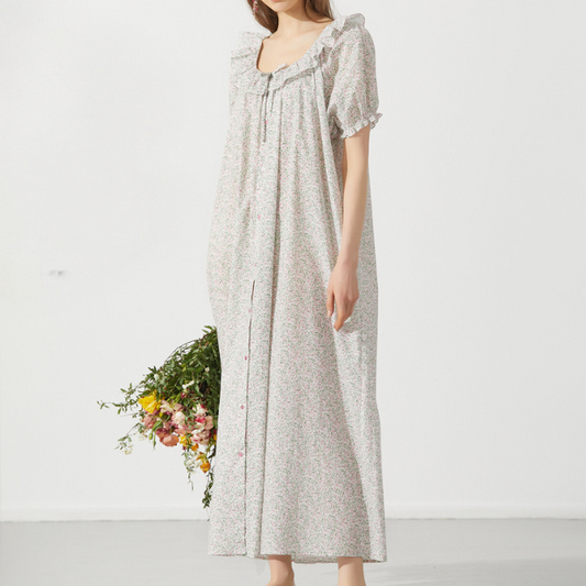 ラッフルロングワンピース 1024