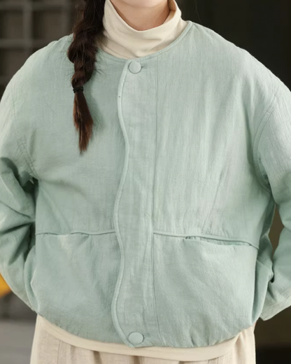 ウェーブデザインキルティングジャケット 2778