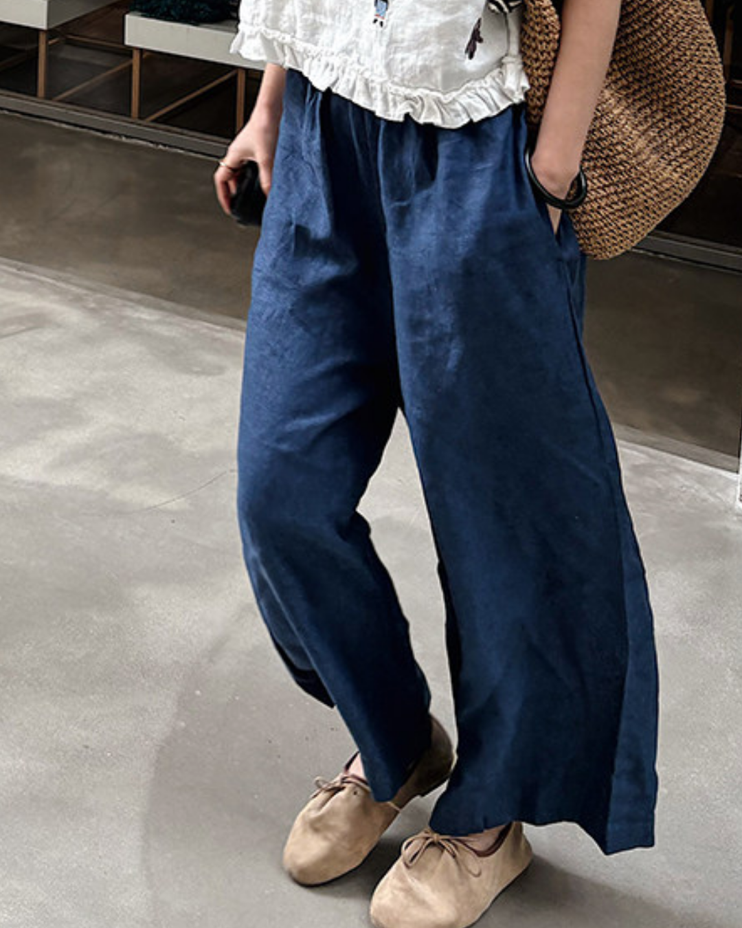 リラクシングパイプレッグパンツ 2801