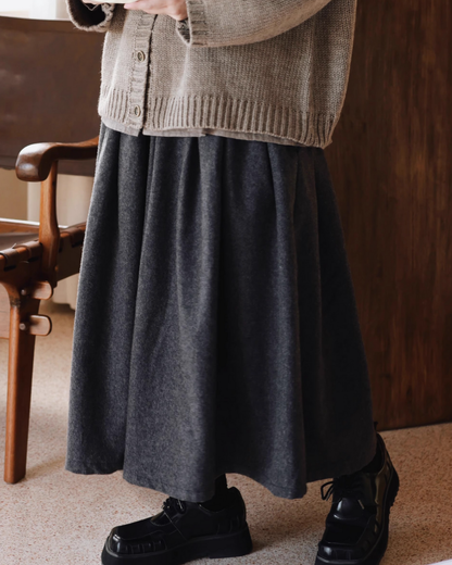 ボリュームフレアシックスカート 2759