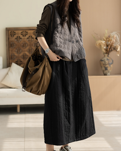 ストライプキルトサイドポケットスカート 2782