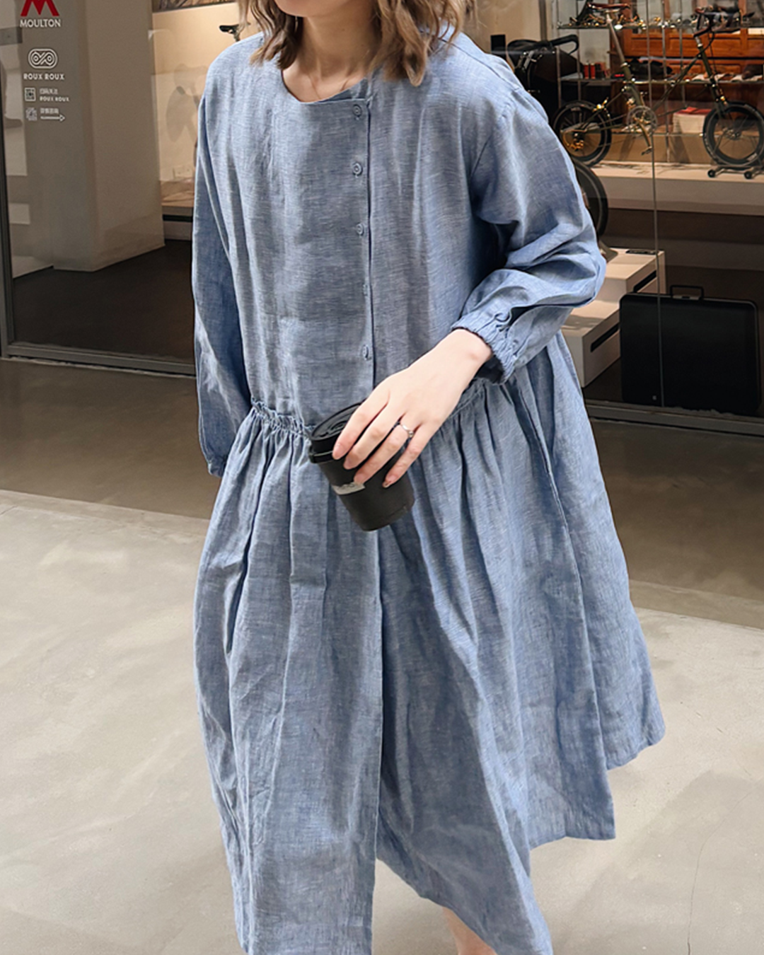 ルンハルスボタンデザインワンピース 2637 – relaloop（リラループ）