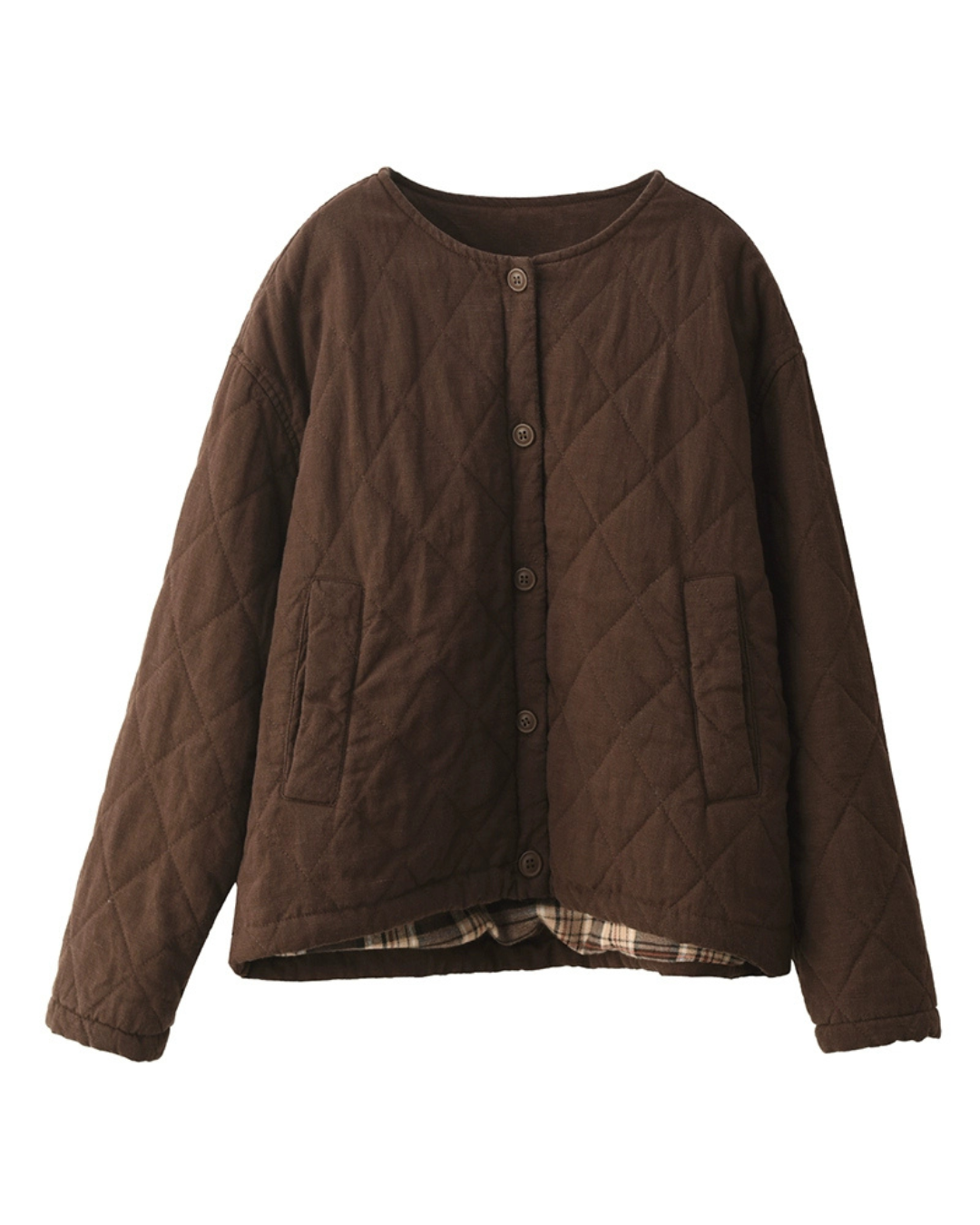 チェックウラリラックスキルトジャケット 2770