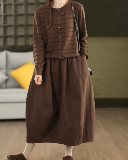 バルーンシルエットロングスカート 2775