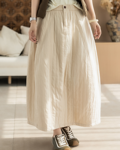 ストライプキルトサイドポケットスカート 2782