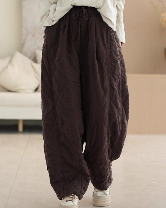 ダイヤステッチキルティングコクーンパンツ 2790